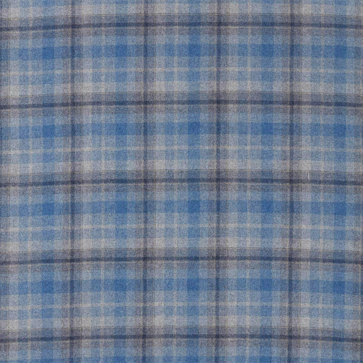 Sanderson Samphrey Check Indigo/China Fabric