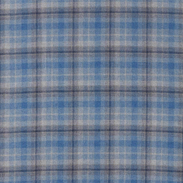 Sanderson Samphrey Check Indigo/China Fabric