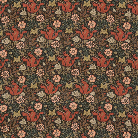 Morris & Co Compton Terracotta/Multi Fabric