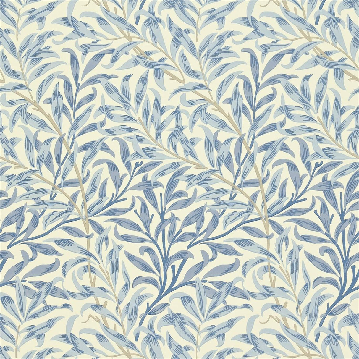 Morris & Co WILLOW BOUGHS Blue Wallpaper