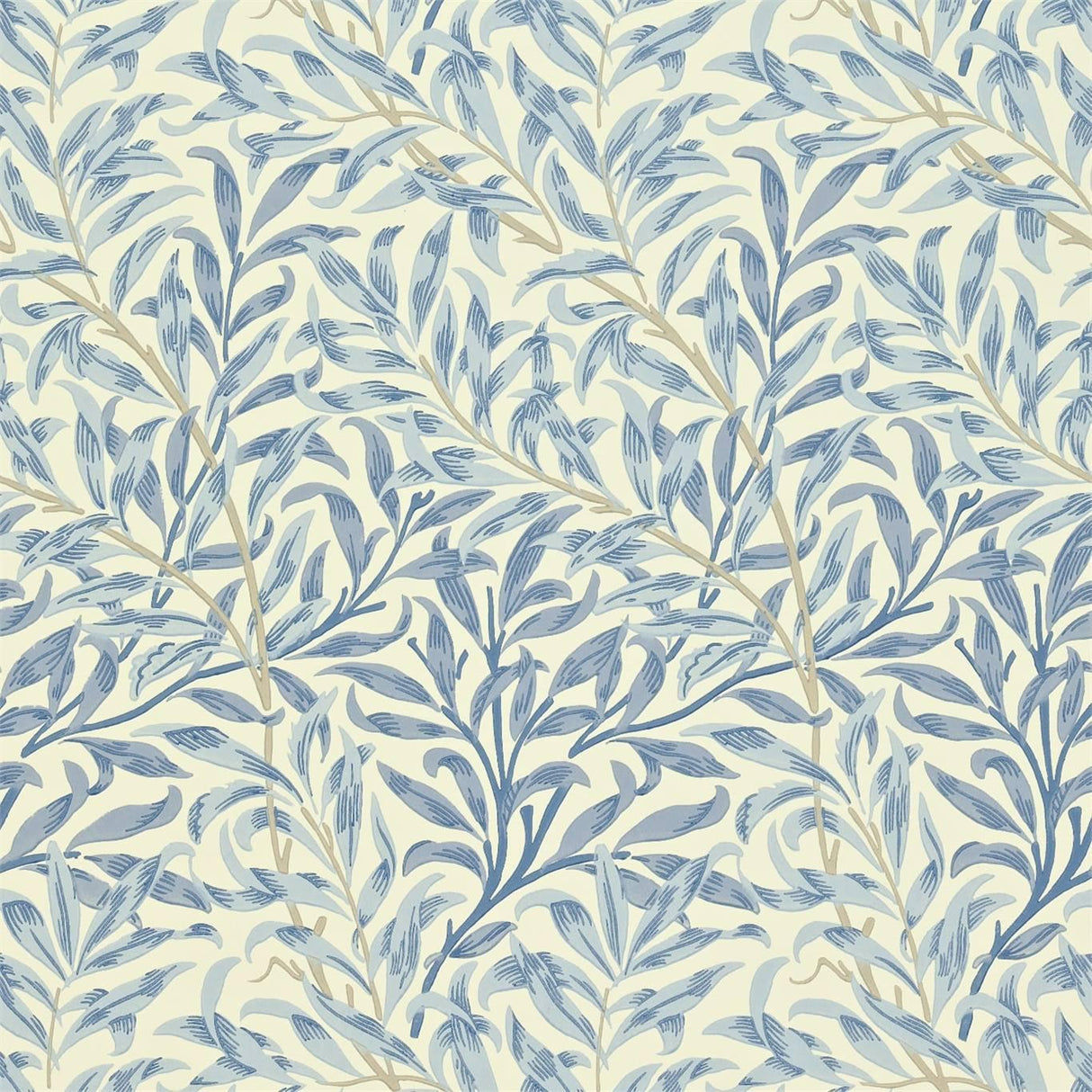 Morris & co WILLOW BOUGHS Blue Wallpaper