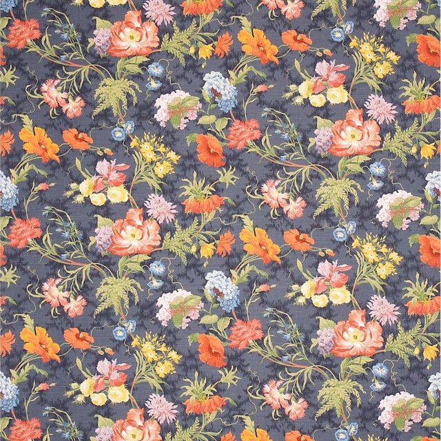 Sanderson Avening Midnight/Multi Fabric