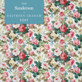 Sanderson Chelsea White/Pink Fabric