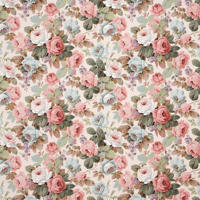 Sanderson Chelsea Ivory/Duck Egg Fabric