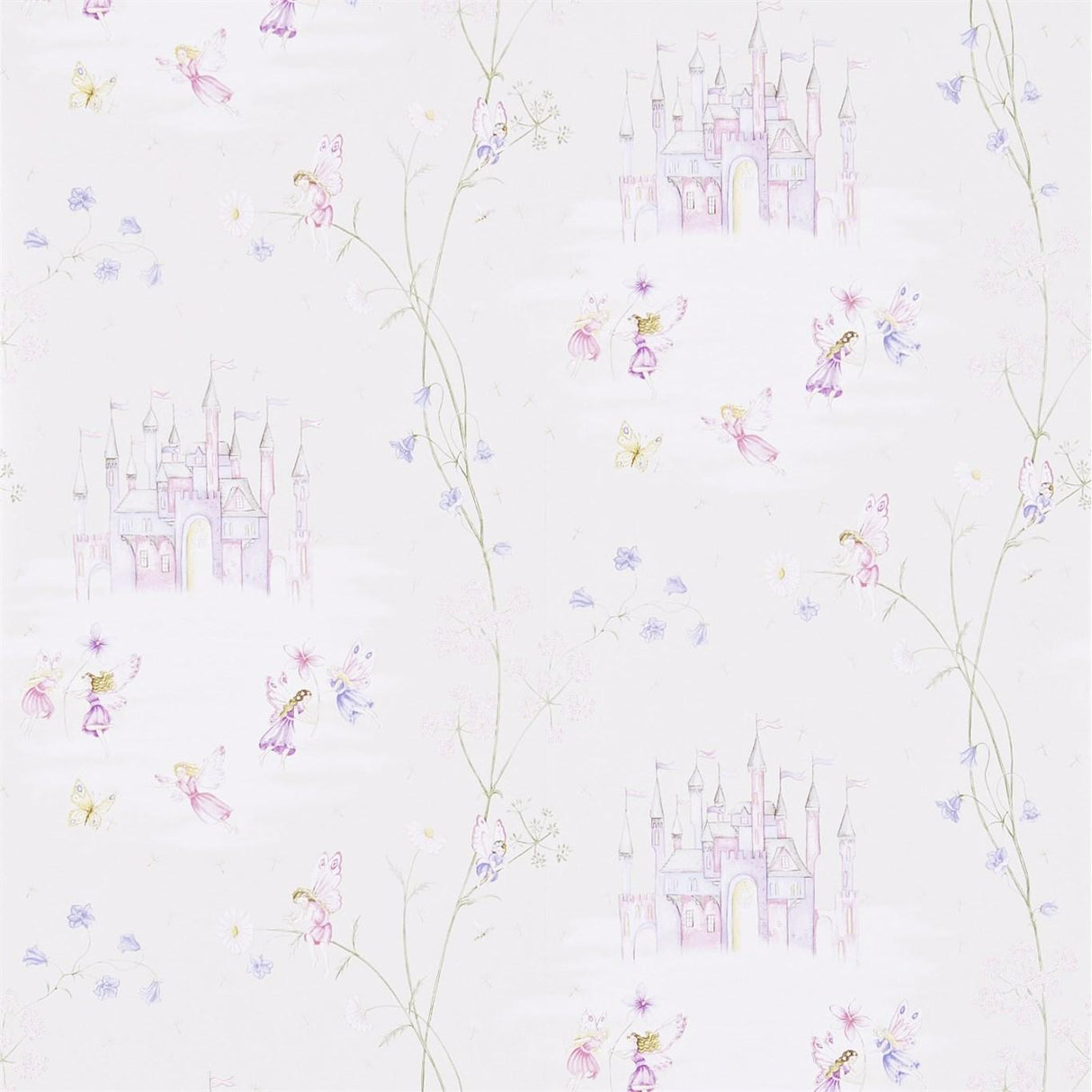 Sanderson Fairy Castle Vanilla Wallpaper