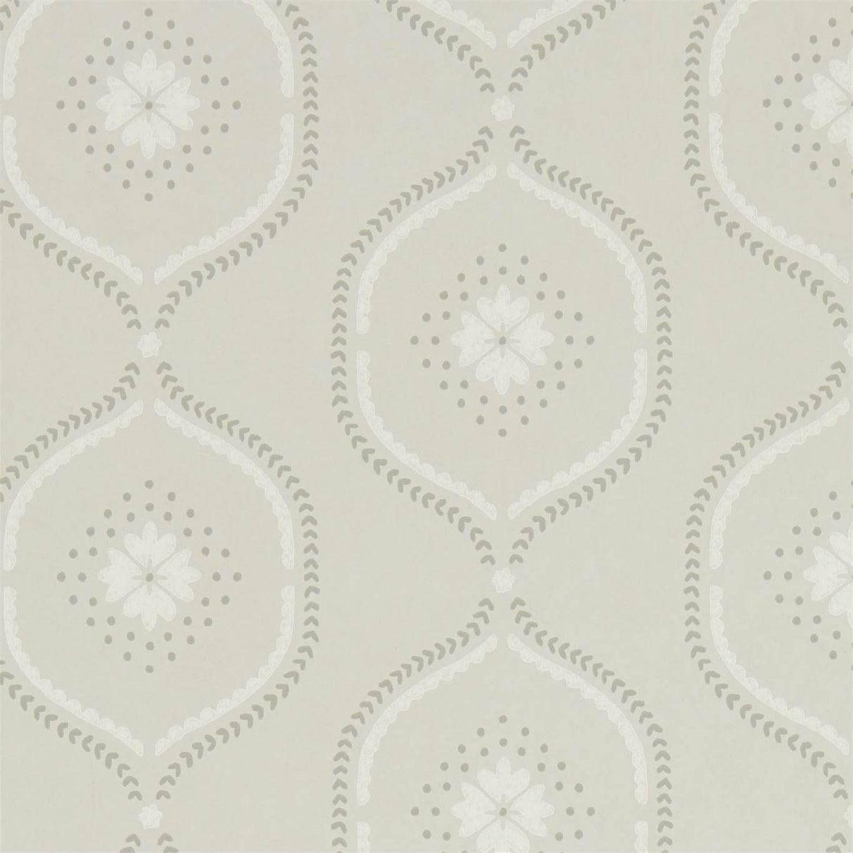 Sanderson Milcombe Silver Wallpaper