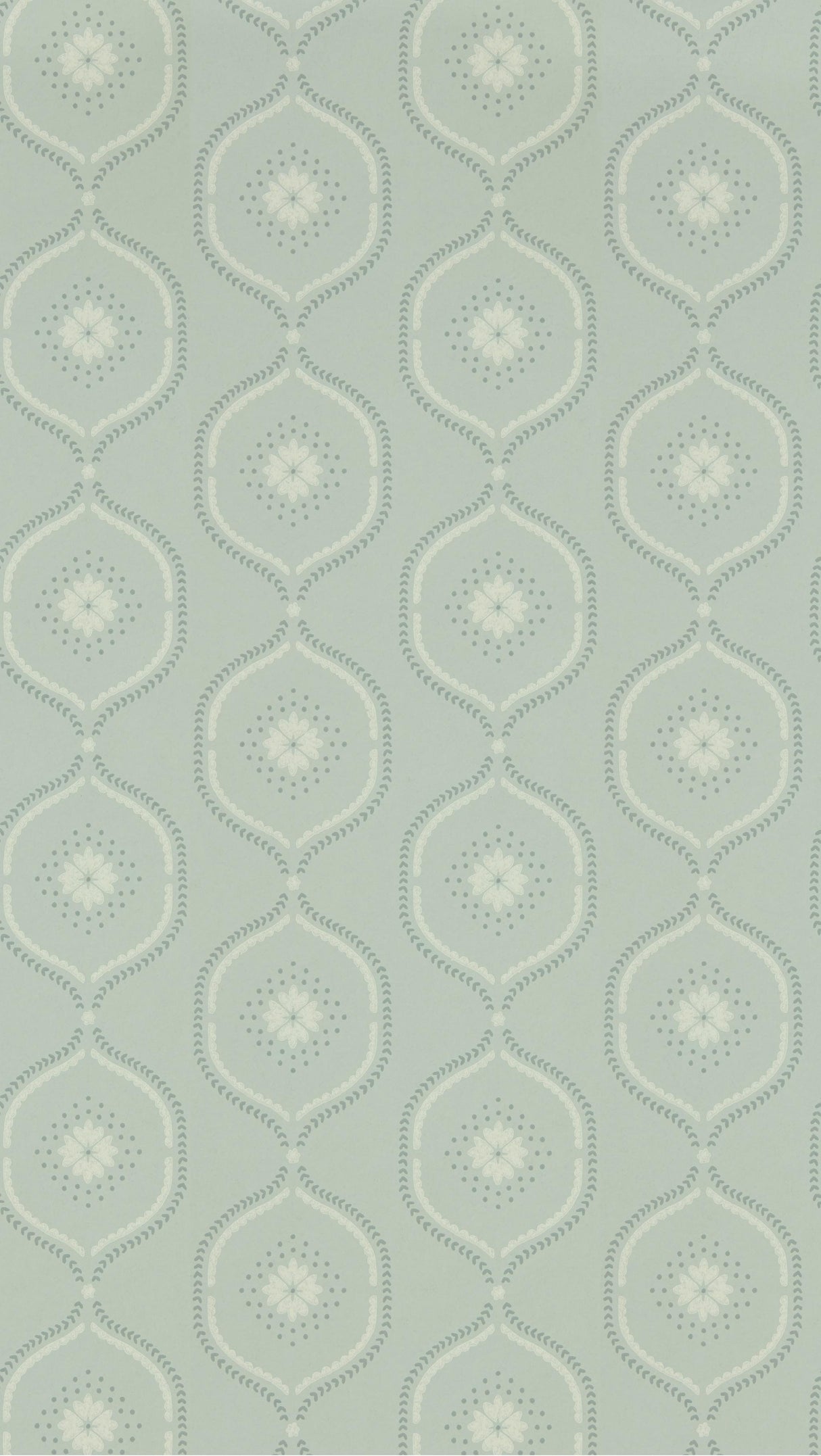 Sanderson Milcombe Mist Blue Wallpaper