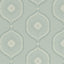 Sanderson Milcombe Mist Blue Wallpaper