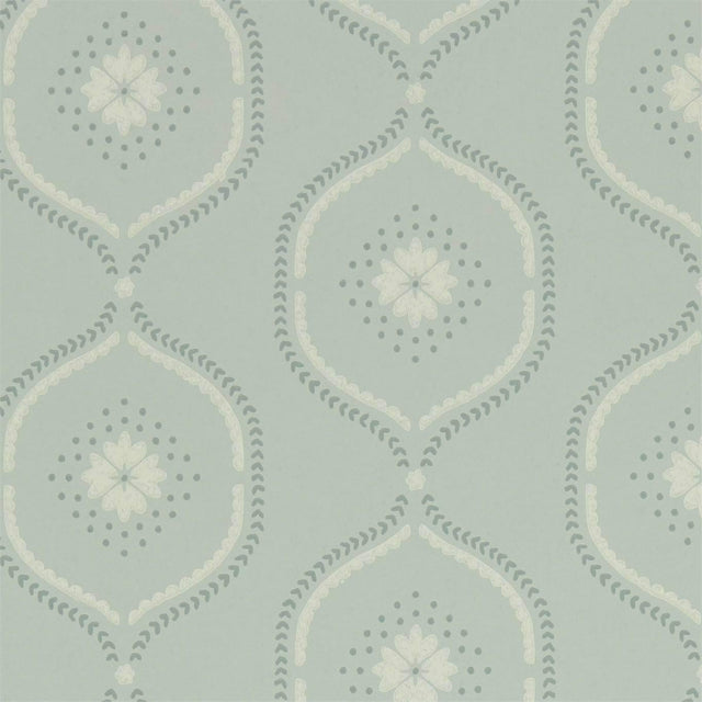 Sanderson Milcombe Mist Blue Wallpaper