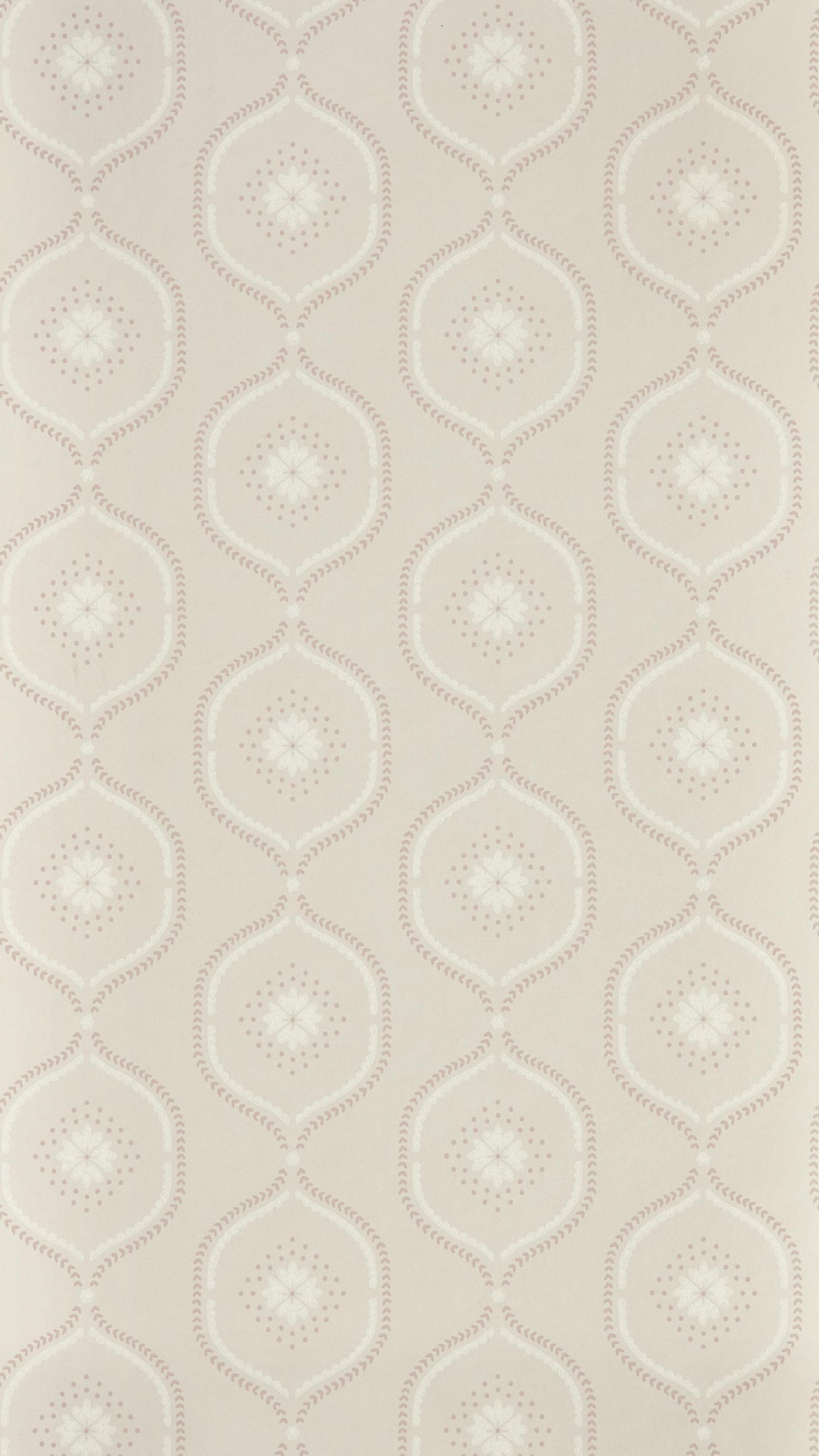 Sanderson Milcombe Powder Pink Wallpaper