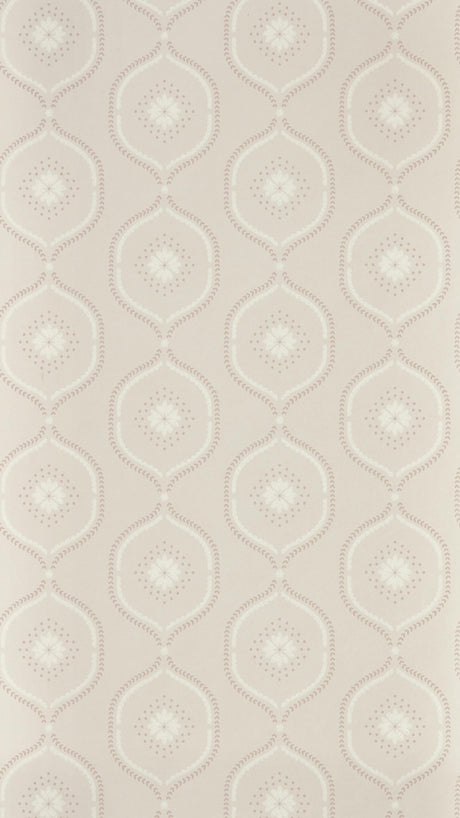 Sanderson Milcombe Powder Pink Wallpaper