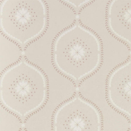 Sanderson Milcombe Powder Pink Wallpaper