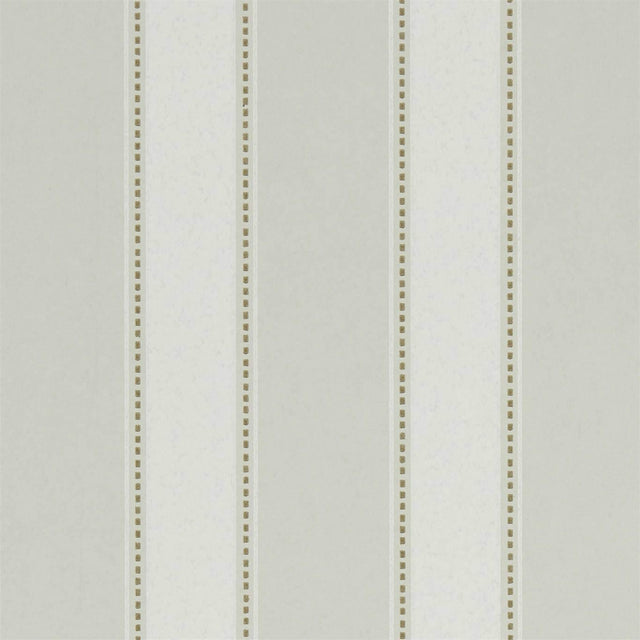 Sanderson Sonning Stripe Silver Grey Wallpaper