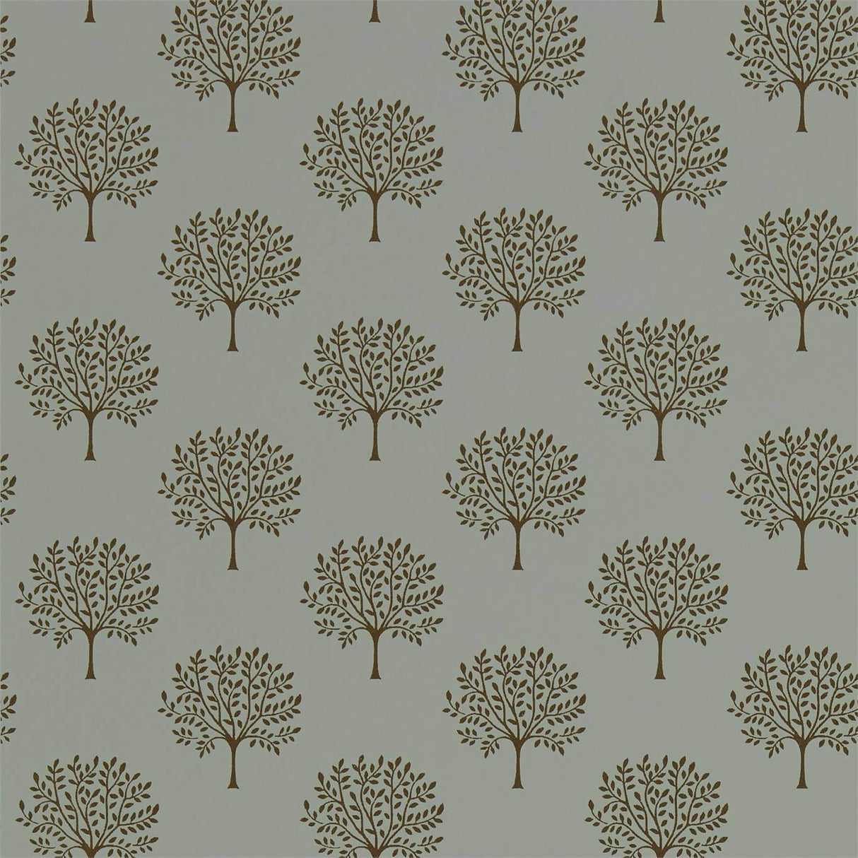 Sanderson Marcham Copper Grey Wallpaper
