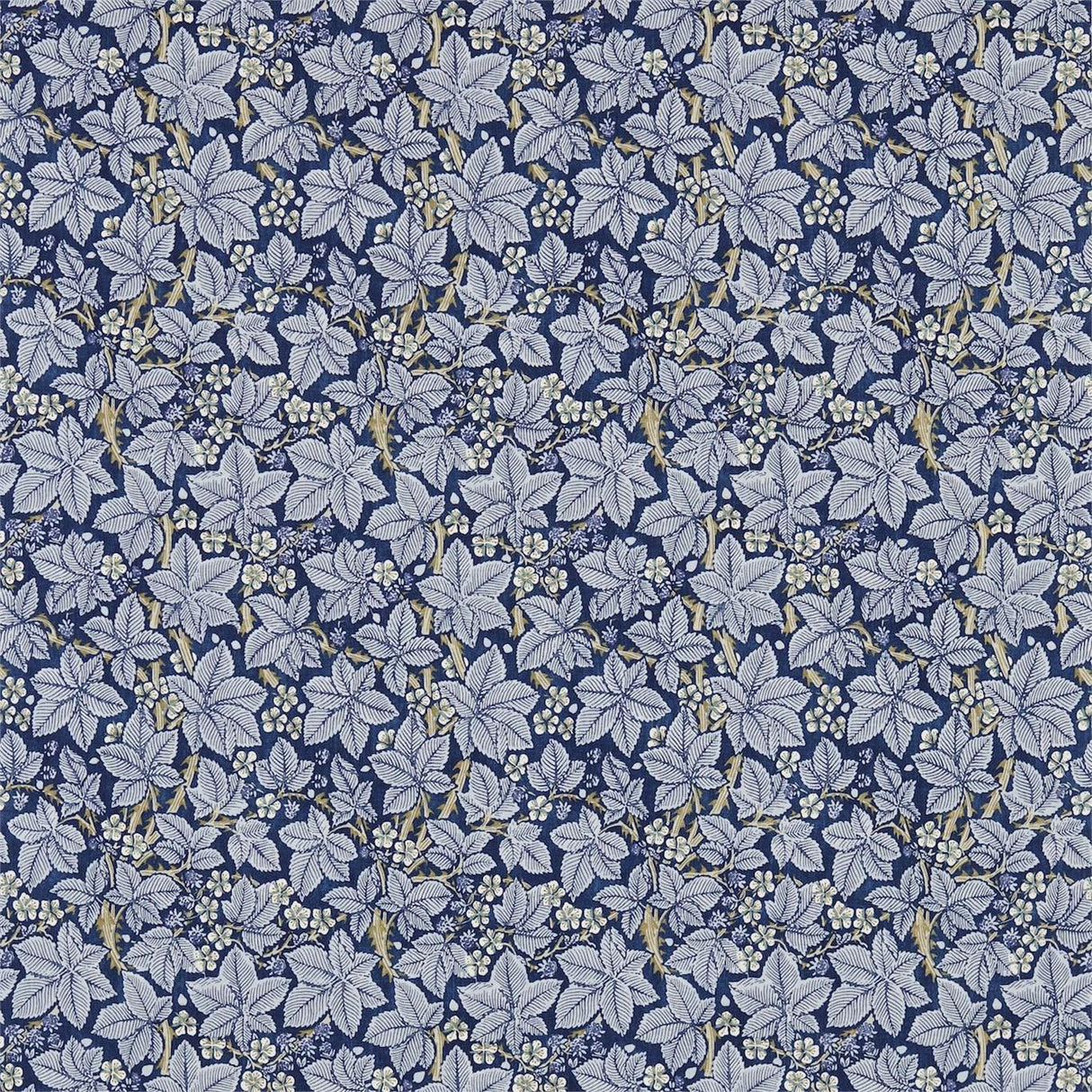 Morris & Co Bramble Indigo/Mineral Fabric