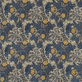 Morris & Co Morris Seaweed Ink/Woad Fabric