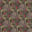 Morris & Co Morris Seaweed Ebony/Poppy Fabric