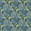 Morris & Co Morris Seaweed Cobalt/Thyme Fabric
