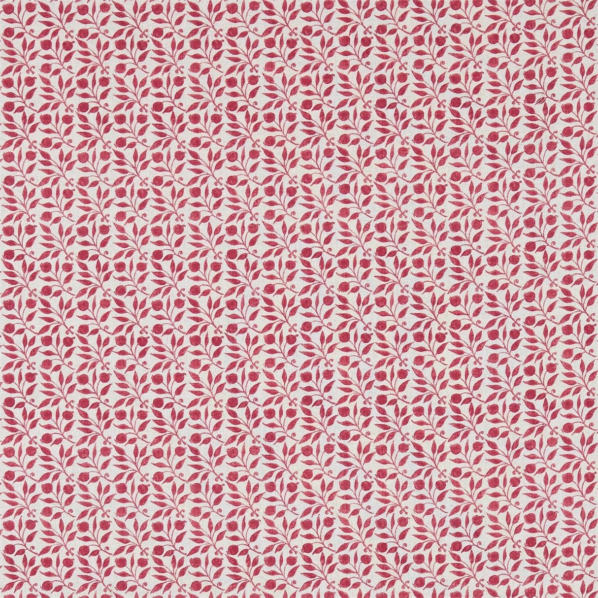 Morris & Co Rosehip Rose Fabric