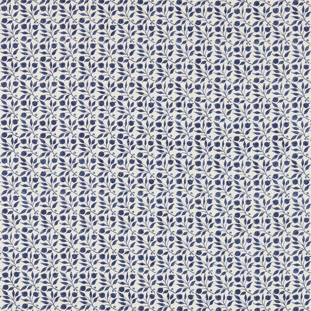 Morris & Co Rosehip Indigo Fabric