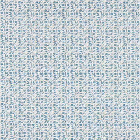 Morris & Co Rosehip Mineral Blue Fabric