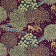 Morris & Co The Brook Taspestry Red Fabric