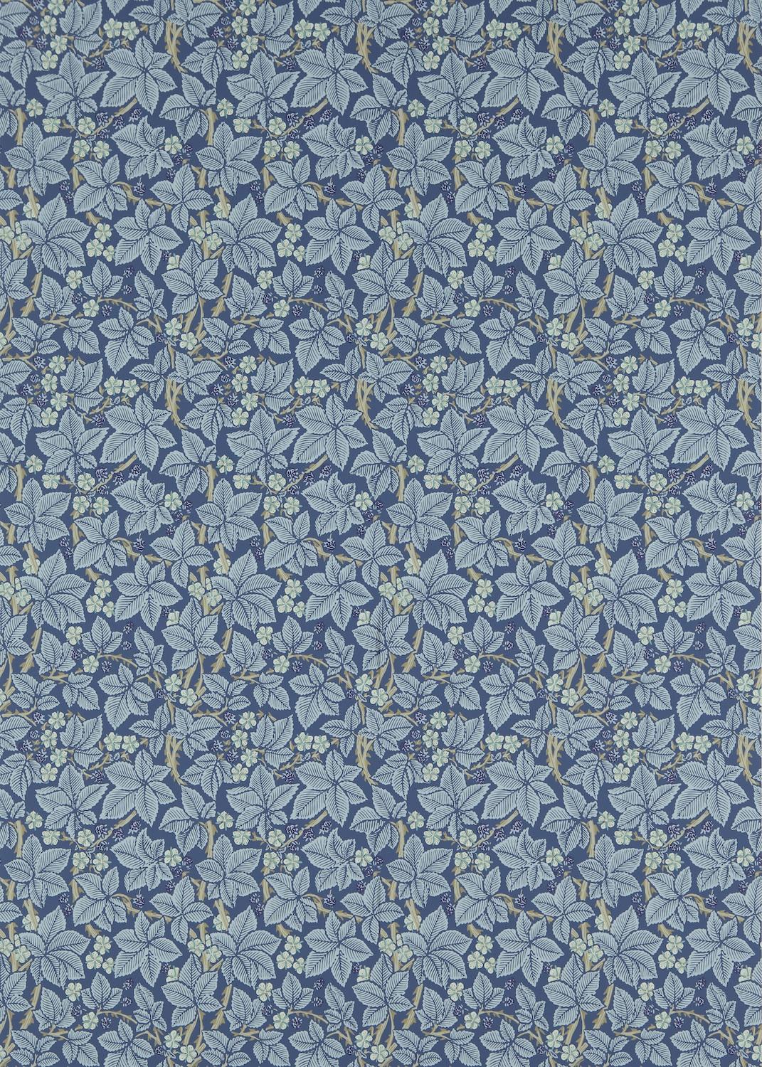 Morris & co Bramble Indigo Wallpaper