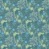 Morris & Co Morris Seaweed Cobalt/Thyme Wallpaper