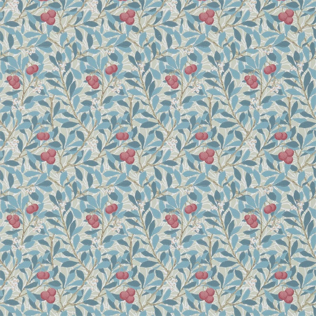 Morris & Co Arbutus Woad/Russet Wallpaper