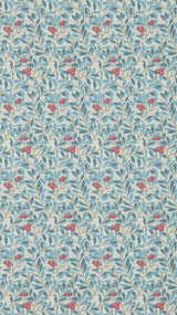 Morris & co Arbutus Woad/Russet Wallpaper