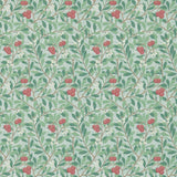 Morris & Co Arbutus Thyme/Coral Wallpaper