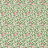 Morris & Co Arbutus Olive/Pink Wallpaper