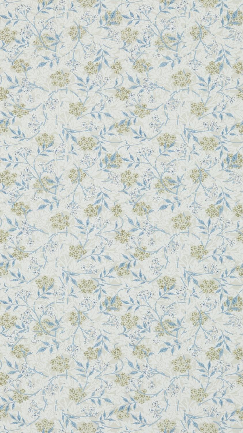 Morris & co Jasmine Ecru/Wood Wallpaper