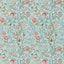 Morris & Co Mary Isobel Silk Blue/Pink Wallpaper
