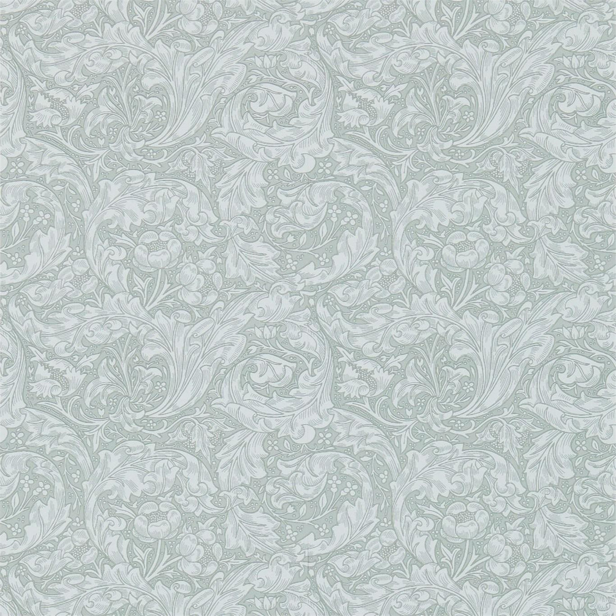 Morris & Co Bachelors Button Silver Wallpaper