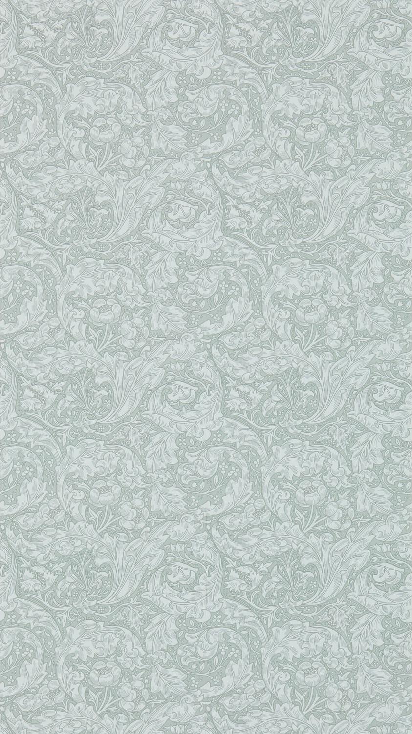 Morris & co Bachelors Button Silver Wallpaper