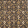 Morris & Co Montreal Charcoal/Mustard Fabric