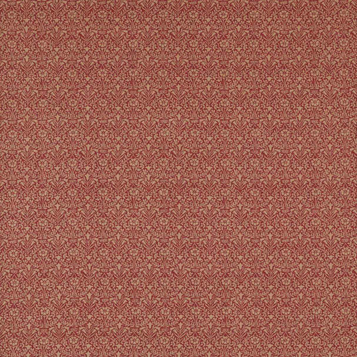 Morris & Co Bellflowers Russet Fabric