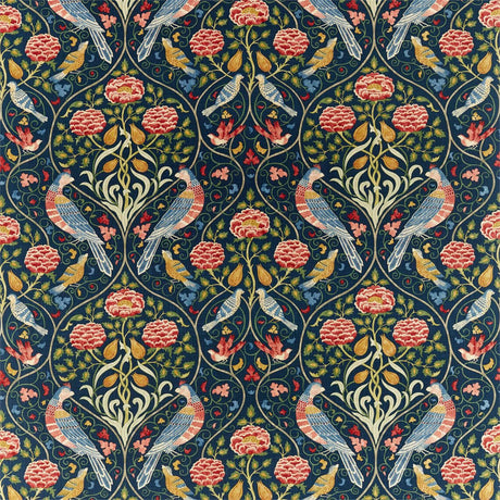 Morris & Co Seasons By May Indigo Fabric