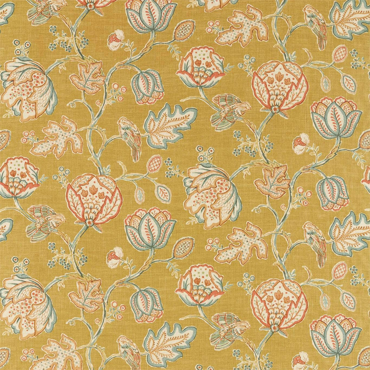 Morris & Co Theodosia Saffron Fabric