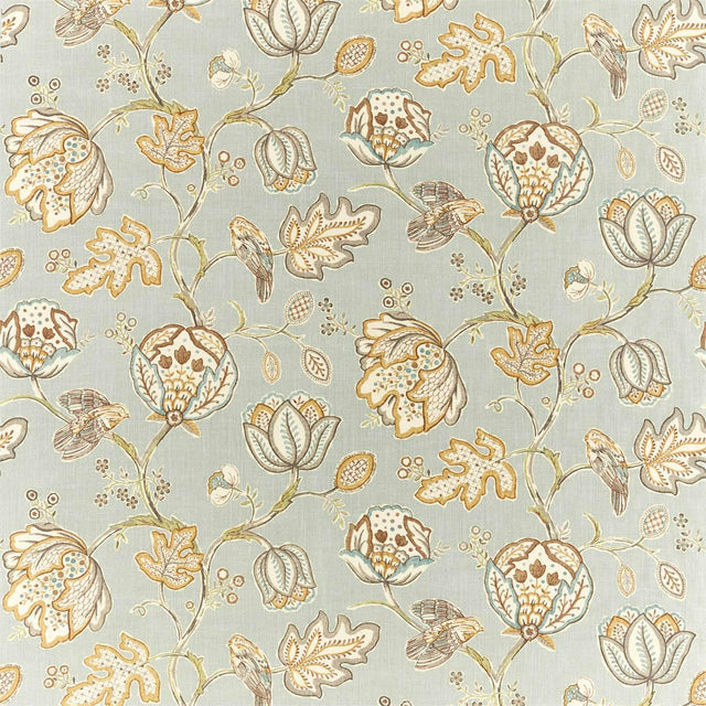 Morris & Co Theodosia Grey Fabric