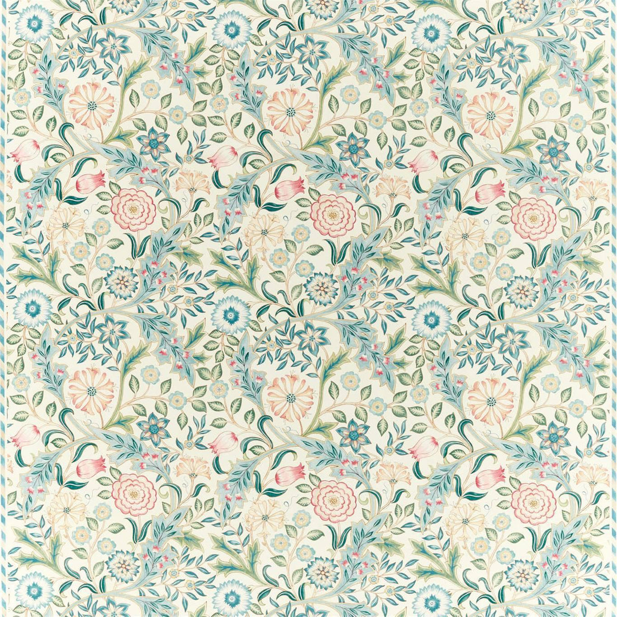 Morris & Co Wilhelmina Ivory Fabric