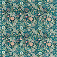 Morris & Co Wilhelmina Teal Fabric