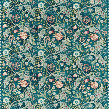 Morris & Co Wilhelmina Teal Fabric