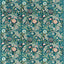 Morris & Co Wilhelmina Teal Fabric