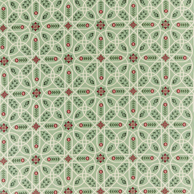 Morris & Co Brophy Embroidery Bayleaf Fabric