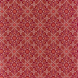 Morris & Co Brophy Embroidery Wine Fabric