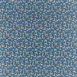 Morris & Co Mistletoe Embroidery May Blue Fabric
