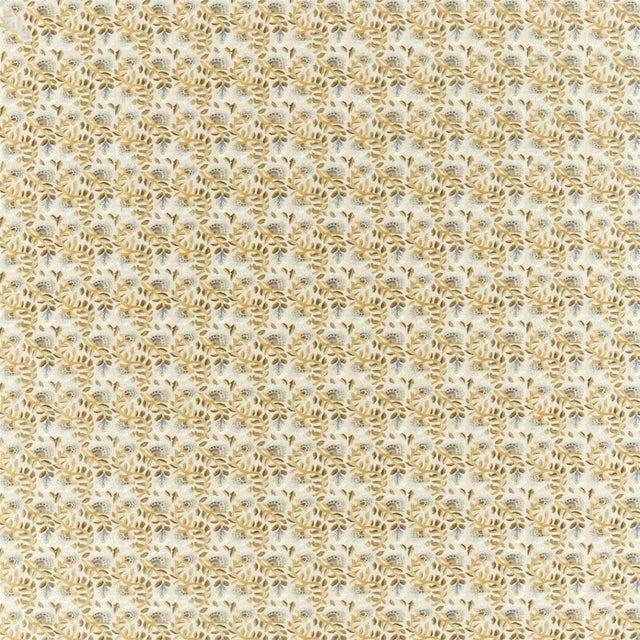 Morris & Co Wardle Embroidery Bayleaf / Manilla Fabric