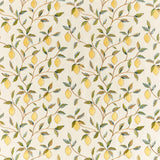Morris & Co Lemon Tree Embroidery Bayleaf/Lemon Fabric